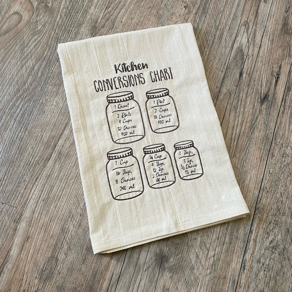 Embroidered Kitchen Tea Towel!